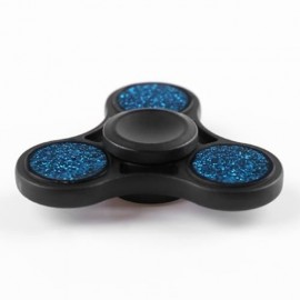ANTI-STRESS TOY GLITTER FIDGET METAL SPINNER (BLUE)