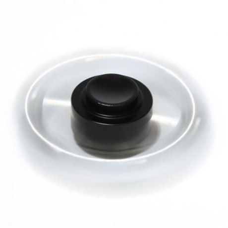 FIDDLE TOY SIX-BAR RUDDER FINGER GYRO FIDGET SPINNER (BLACK)