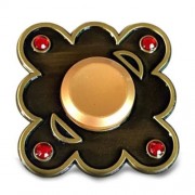 STRESS RELIEF FINGER GYRO ALLOY FIDGET TOY EDC SPINNER (BLACK)