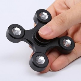 HIGH SPEED FOCUS TOY ALLOY EDC FIDGET SPINNER (BLACK)