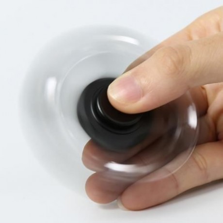 HIGH SPEED FOCUS TOY ALLOY EDC FIDGET SPINNER (BLACK)