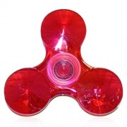 FIDDLE TOY EDC SPARKLE PLASTIC FIDGET SPINNER (RED)
