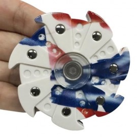FOCUS TOY BALL BEARING WHEEL HAND SPINNER (WHITE)