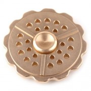 ANTI-ANXIETY ROUND METAL FIDGET TOY FINGER SPINNER (GOLDEN)