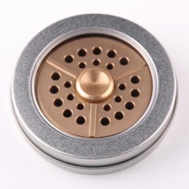 ANTI-ANXIETY ROUND METAL FIDGET TOY FINGER SPINNER (GOLDEN)