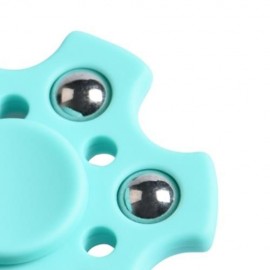 FOCUS TOY SNOWFLAKE SHAPE BALL BEARING FIDGET FINGER SPINNER (LIGHT BLUE)