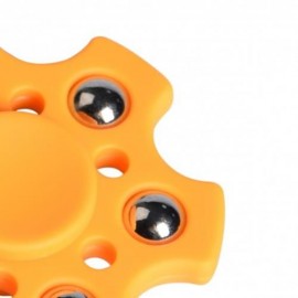 FOCUS TOY SNOWFLAKE SHAPE BALL BEARING FIDGET FINGER SPINNER (ORANGE)