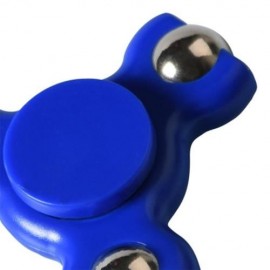 STRESS RELIEF TOY TRIANGLE BALL BEARING FIDGET SPINNER (BLUE)