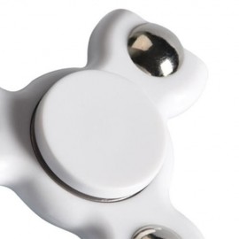 STRESS RELIEF TOY TRIANGLE BALL BEARING FIDGET SPINNER (WHITE)