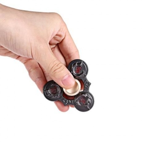 KING OF GLORY TRI-WING ZINC ALLOY FIDGET SPINNER STRESS RELIEF PRODUCT ADHD FIDGETING TOY 