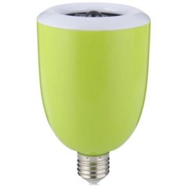 L101 E27 WIRELESS BLUETOOTH 4.0 AUDIO PLAYER SPEAKER COMBO APP CONTROL LED BULB (GREEN)