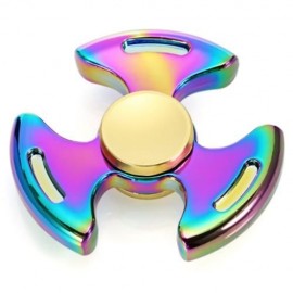 A1 COLORFUL THREE-BLADE ZINC ALLOY FIDGET TRI-SPINNER STRESS RELIEF PRODUCT ADULT FIDGETIN