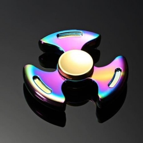 A1 COLORFUL THREE-BLADE ZINC ALLOY FIDGET TRI-SPINNER STRESS RELIEF PRODUCT ADULT FIDGETIN