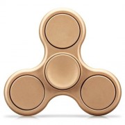 TRI-WING MATTE SURFACE ADHD FIDGET SPINNER STRESS RELIEF PRODUCT ADULT FIDGETING TOY (GOLD