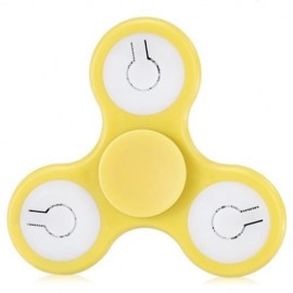 MULTI-COLOR PUSH BUTTON LED TRI-WING ABS FIDGET SPINNER WITH THREE FLASHING MODES FUNNY ST