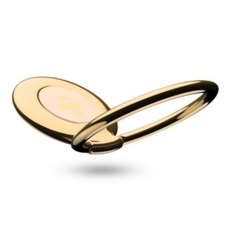 BASEUS SYMBOL RING BRACKET FINGER GRIP PHONE DESKTOP HOLDER (GOLDEN)