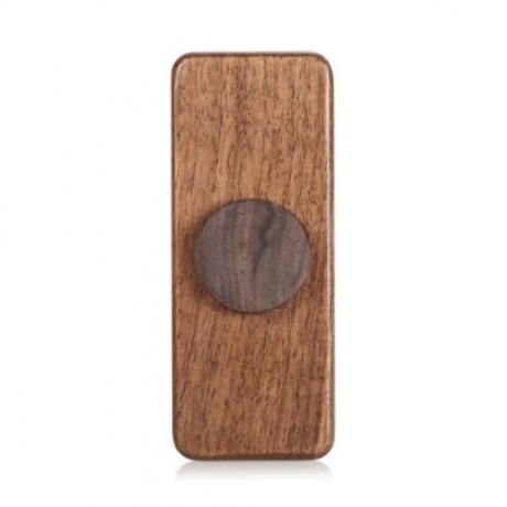 SQUARE WALNUT HAND SPINNER STEEL BEARINGS FINGER TOY (DUN)
