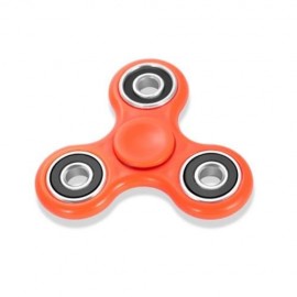 HOMOCHROMY TRILATERAL PATTERN ABS HAND SPINNER FINGER TOY (ORANGE)