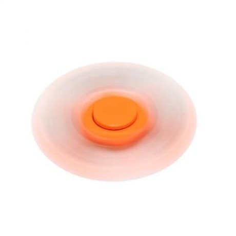 HOMOCHROMY TRILATERAL PATTERN ABS HAND SPINNER FINGER TOY (ORANGE)