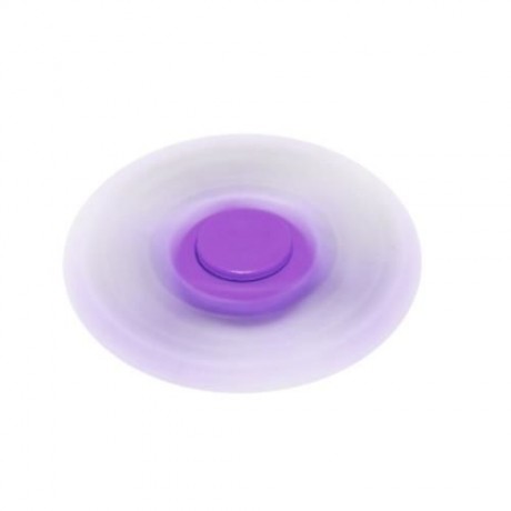HOMOCHROMY TRILATERAL PATTERN ABS HAND SPINNER FINGER TOY (PURPLE)