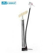 INBIKE ANTIFREEZING BICYCLE PUMP STEEL TUBE MOUNTAIN BIKE TIRE INFLATOR (GRAY)