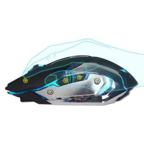 ZERODATE X70 DUAL-MODE GAMING MOUSE 2400DPI (BLACK)