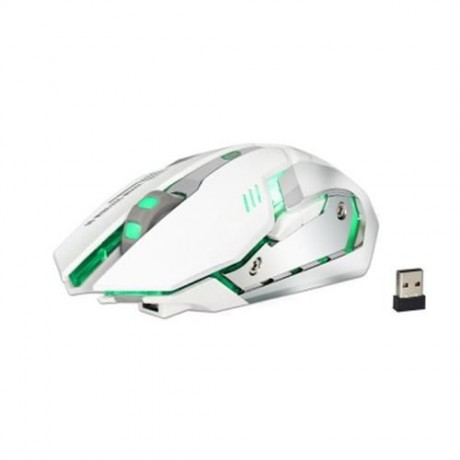 ZERODATE X70 DUAL-MODE GAMING MOUSE 2400DPI (WHITE)