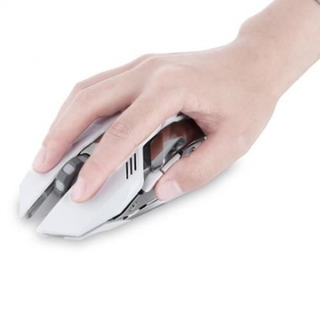 ZERODATE X70 DUAL-MODE GAMING MOUSE 2400DPI (WHITE)