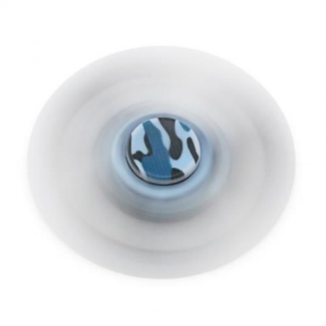CREATIVE PRINTED TRILATERAL PATTERN ABS HAND SPINNER FINGER TOY (COLORMIX)