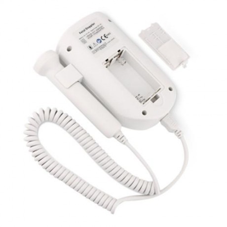 100S6 II PORTABLE PREGNANT WOMEN BACK LIGHT LCD FETAL DOPPLER (WHITE)