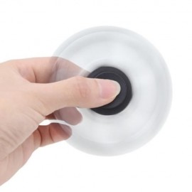 DIY LEAF TRILATERAL PATTERN ABS HAND SPINNER FINGER TOY (BLACK)