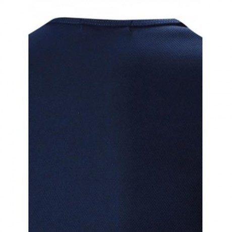 ROUND NECK PRINTED SHORT SLEEVE T-SHIRT FOR MEN (CADETBLUE)