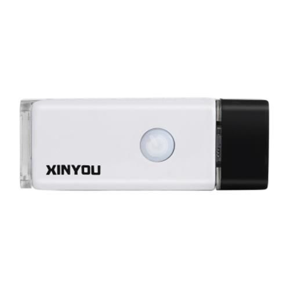 USB CHARGING FOUR MODES WATERPROOF BICYCLE FRONT FLASHLIGHT (WHITE)