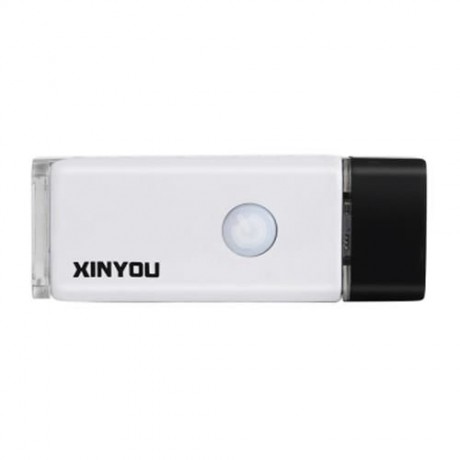USB CHARGING FOUR MODES WATERPROOF BICYCLE FRONT FLASHLIGHT (WHITE)