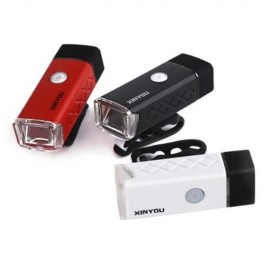 USB CHARGING FOUR MODES WATERPROOF BICYCLE FRONT FLASHLIGHT (WHITE)