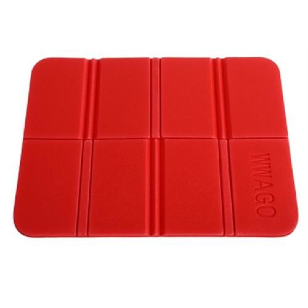 WWAGO OUTDOOR FOLDING CAMPING XPE CUSHION PORTABLE SITTING MAT (RED)