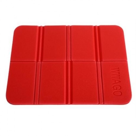 WWAGO OUTDOOR FOLDING CAMPING XPE CUSHION PORTABLE SITTING MAT (RED)