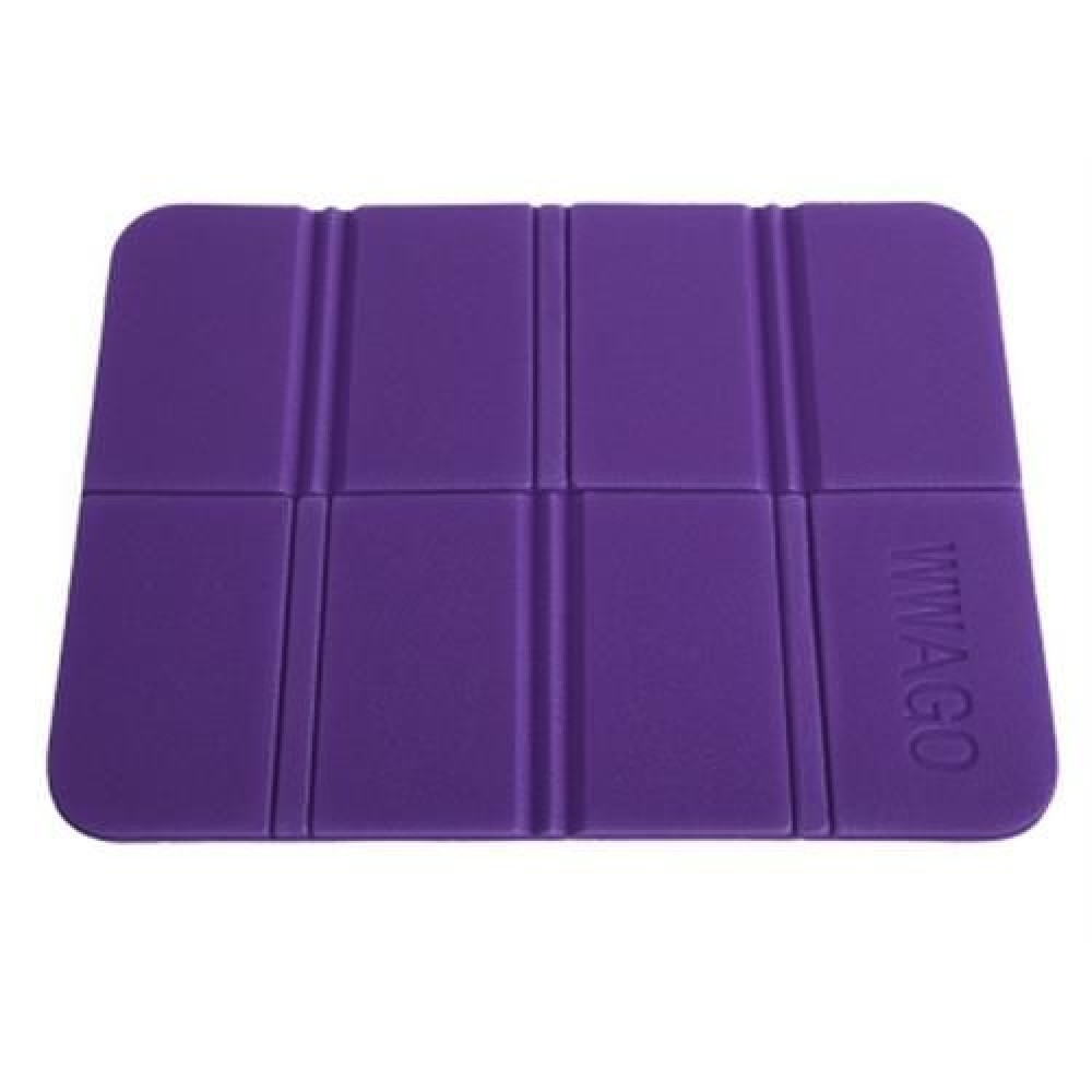 WWAGO OUTDOOR FOLDING CAMPING XPE CUSHION PORTABLE SITTING MAT (PURPLE)