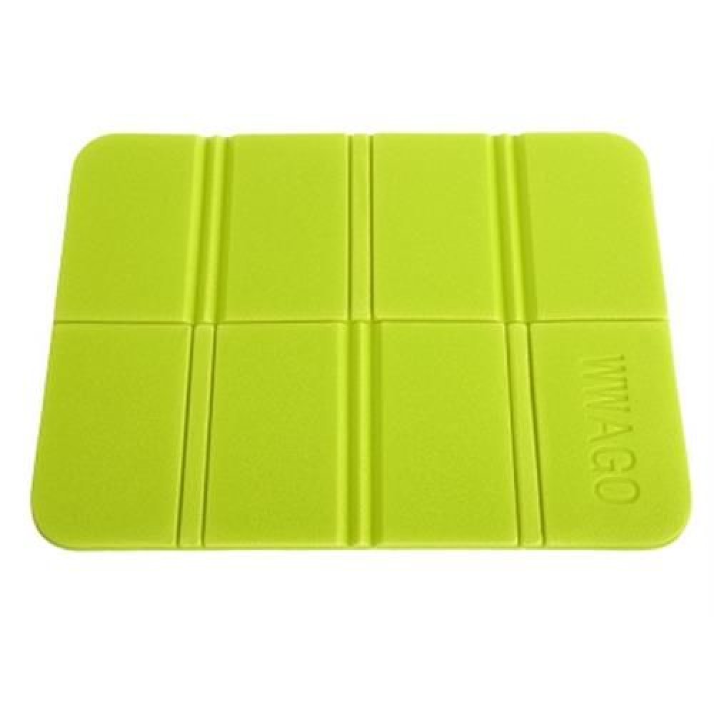 WWAGO OUTDOOR FOLDING CAMPING XPE CUSHION PORTABLE SITTING MAT (APPLE GREEN)