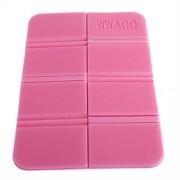 WWAGO OUTDOOR FOLDING CAMPING XPE CUSHION PORTABLE SITTING MAT (PINK)