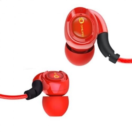 QINLIAN QY501 3.5MM STEREO WIRED IN-EAR MUSIC EARPHONES (RED)
