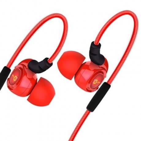 QINLIAN QY501 3.5MM STEREO WIRED IN-EAR MUSIC EARPHONES (RED)