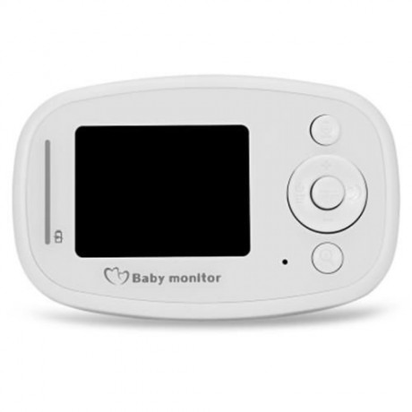 2.4GHZ LCD DISPLAY NIGHT VISION WIRELESS VIDEO BABY MONITOR (WHITE)