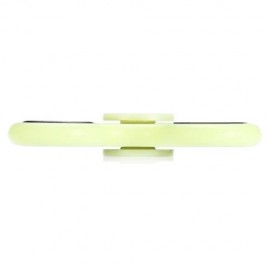LUMINOUS FIDGET SPINNER WITH IRON BAR ABS PLASTIC STRESS RELIEVER TOY (YELLOW)