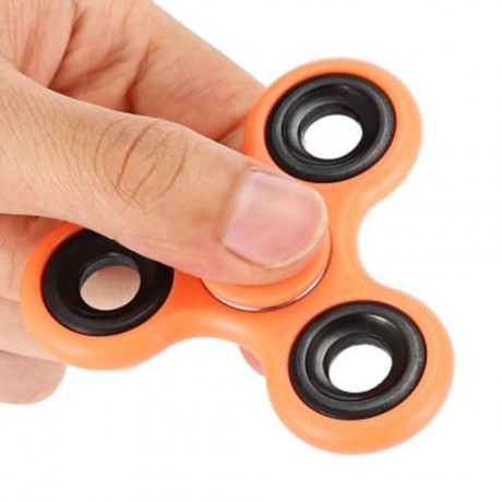 LUMINOUS FIDGET SPINNER WITH IRON BAR ABS PLASTIC STRESS RELIEVER TOY (JACINTH)