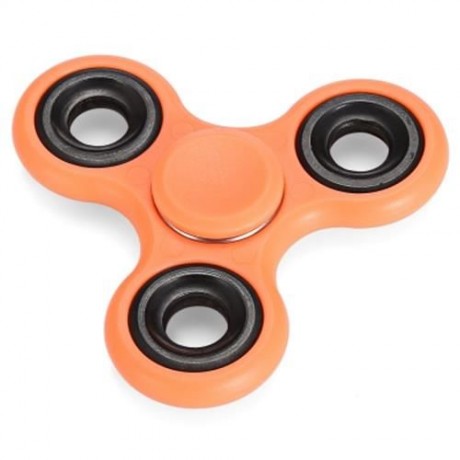LUMINOUS FIDGET SPINNER WITH IRON BAR ABS PLASTIC STRESS RELIEVER TOY (JACINTH)