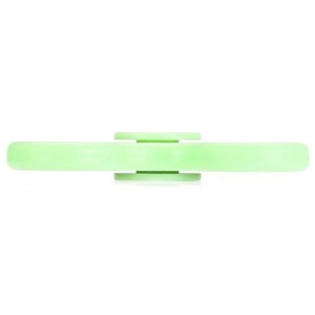 LUMINOUS FIDGET SPINNER WITH IRON BAR ABS PLASTIC STRESS RELIEVER TOY (GREEN)