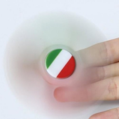 PLASTIC NATIONAL FLAG PATRIOTIC PATTERNED FIDGET SPINNER (GREEN)