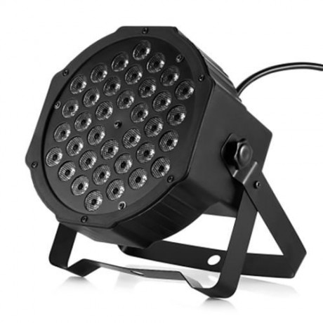 36W RGB LED FLAT PAR STAGE LIGHT (BLACK)
