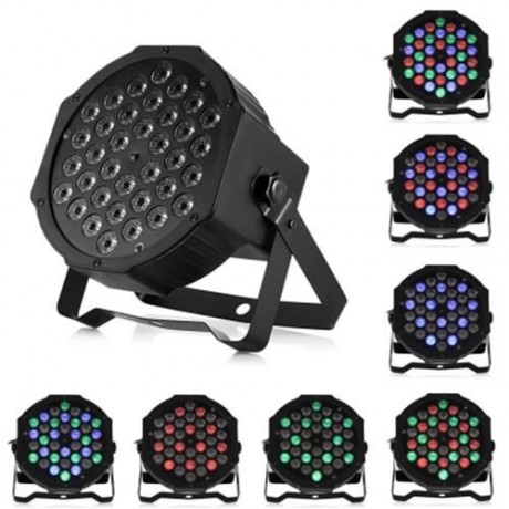 36W RGB LED FLAT PAR STAGE LIGHT (BLACK)